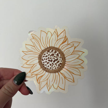 Sunflower Vinyl Suncatcher Decals