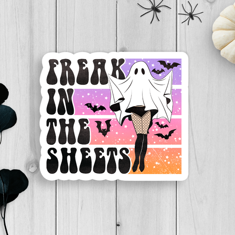 Freak In The Sheets Vinyl Sticker