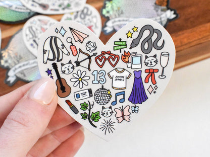 Swiftie Heart Sticker