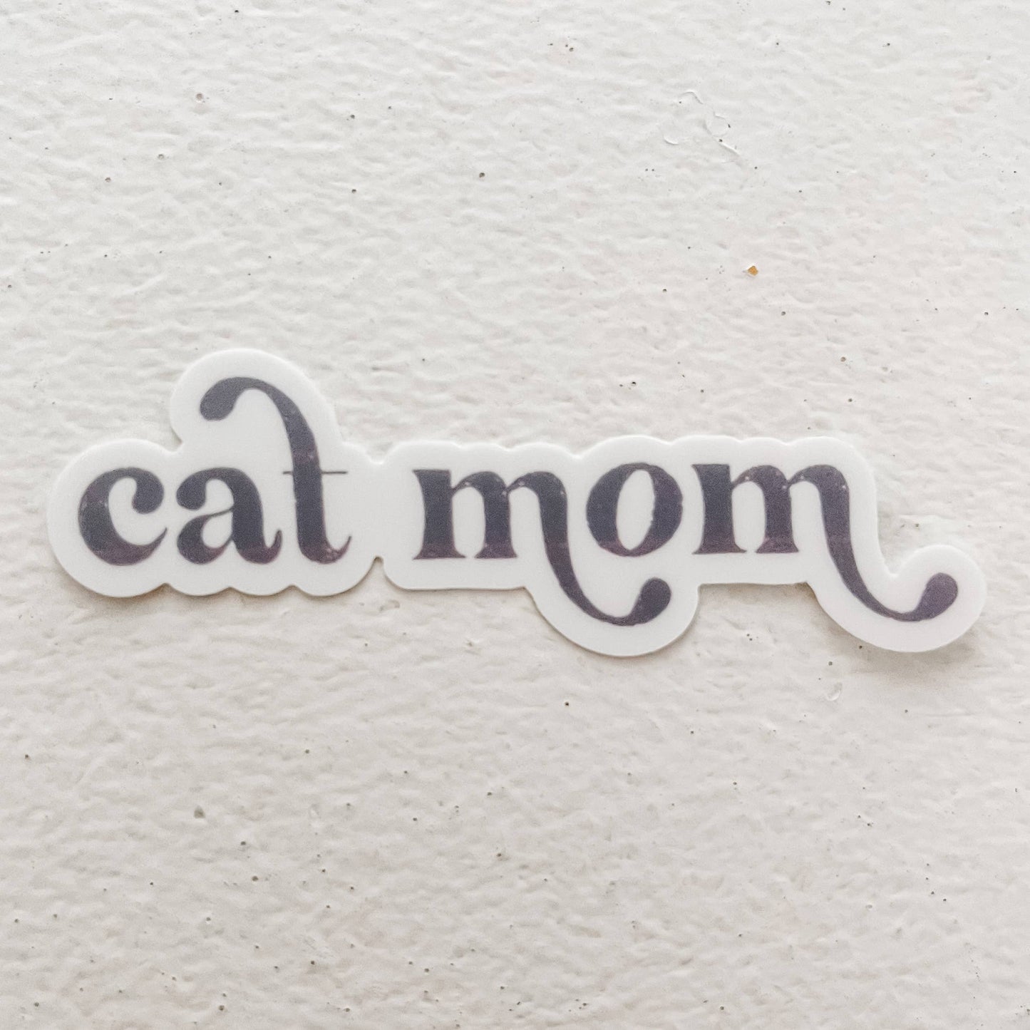 Cat Mom Vinyl Sticker