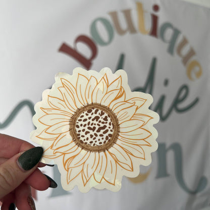 Sunflower Vinyl Suncatcher Decals