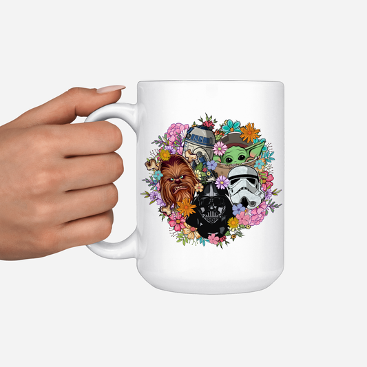 Floral Galaxy Friends Movie Inspired Ceramic Mug