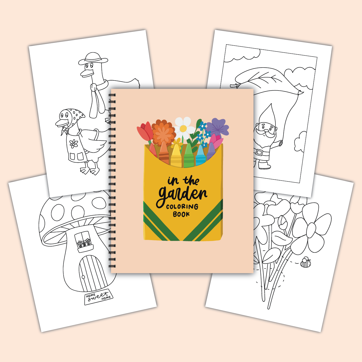 In The Garden Coloring Book