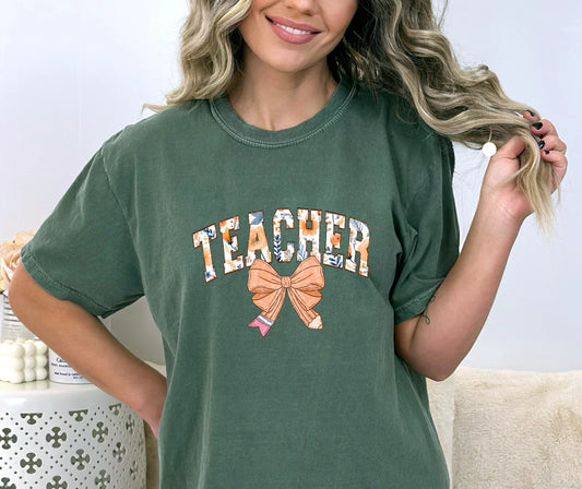 Teacher Coquette Comfort Colors Tee