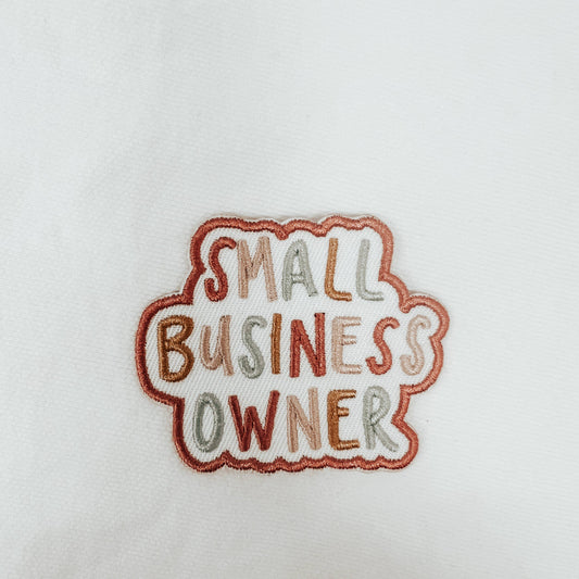 Small Business Owner Embroidered Patches