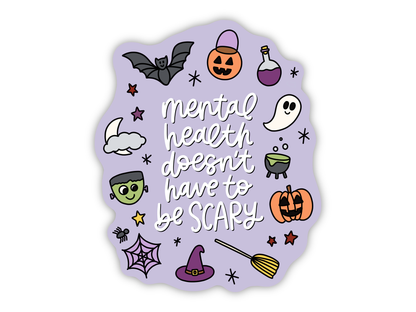 Mental Health Halloween Sticker