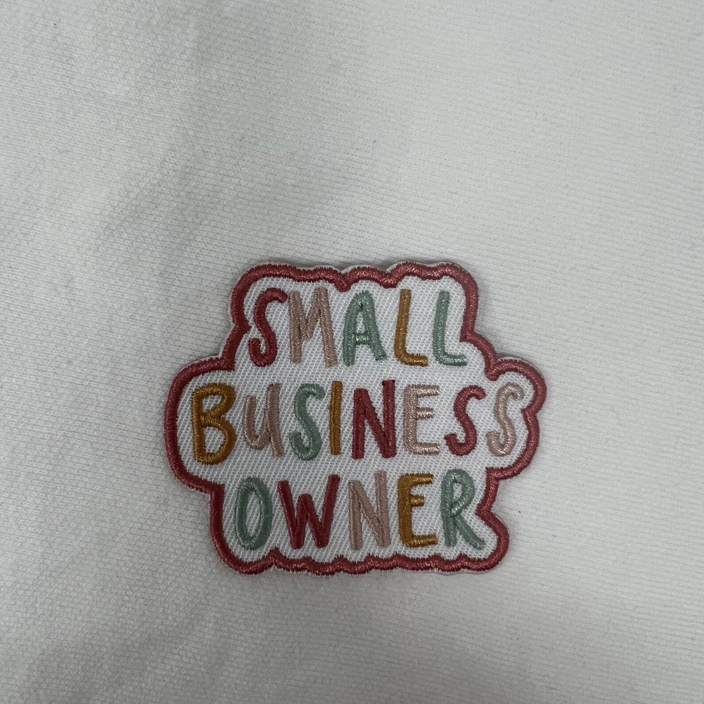 Small Business Owner Embroidered Patches