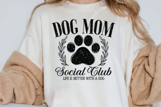 Dog Mom Social Club Tee