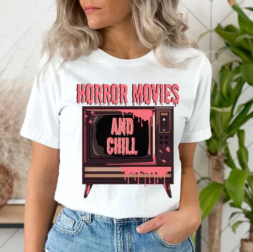 Horror Movies & Chill Tee