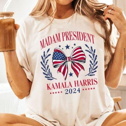 Madam President Kamala Harris 2024 Comfort Colors Tee