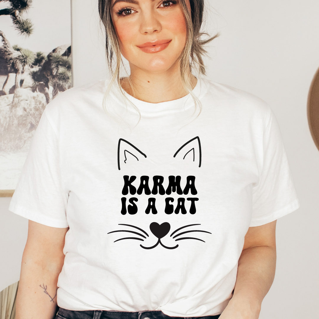 Karma is a cat Tee