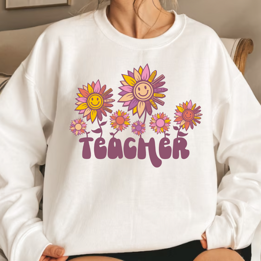 Sunflower Teacher PNG File