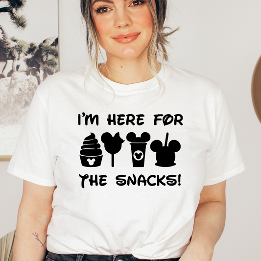 Here for the snacks Tee