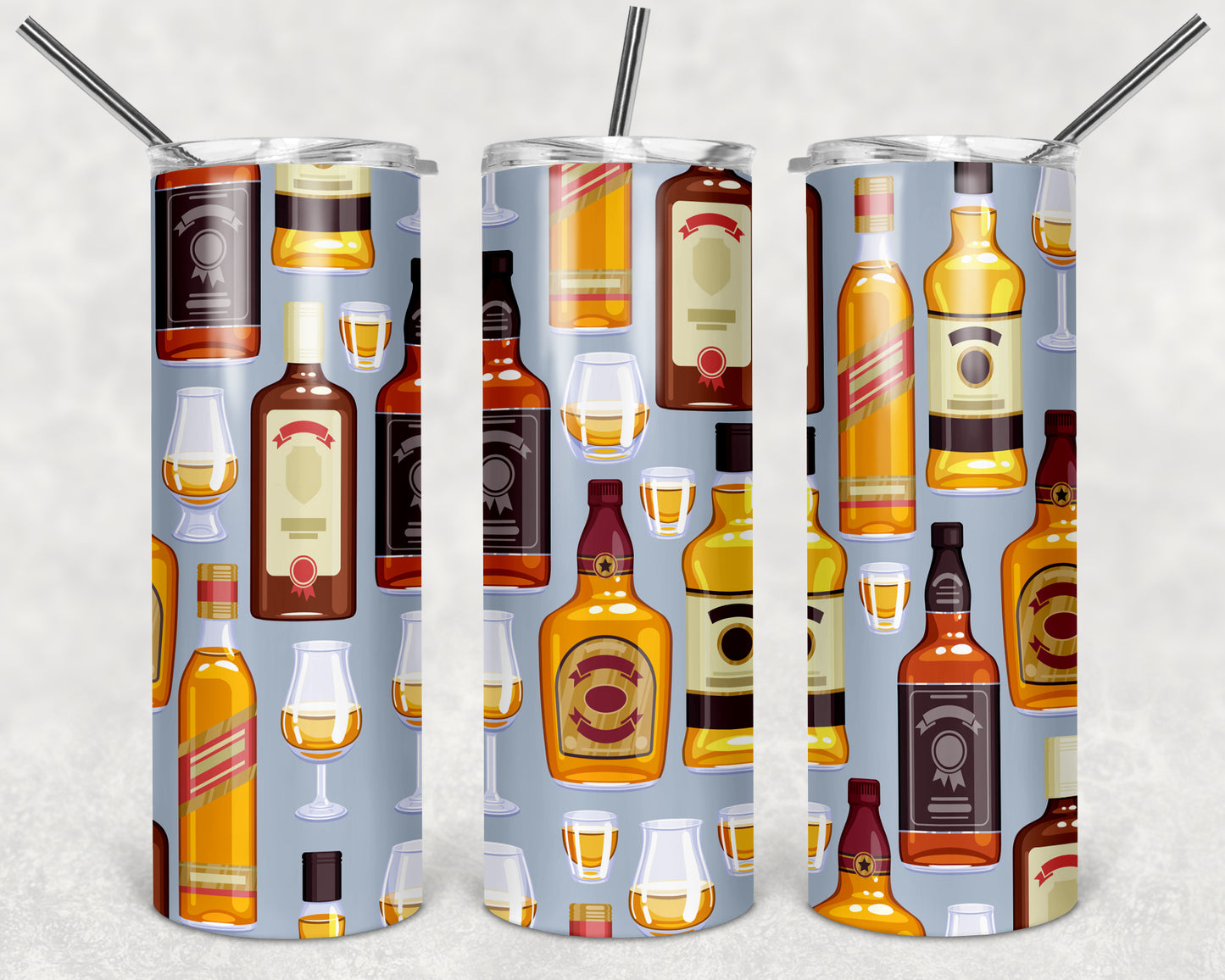 Bottles Sublimation Print