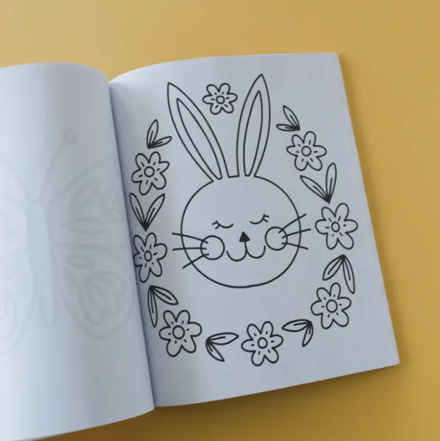 Hello Spring Coloring Book