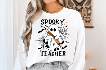 Spooky Teacher Crewneck & Tee