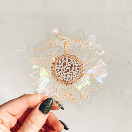 Sunflower Vinyl Suncatcher Decals