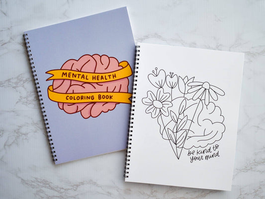 Mental Health Coloring Book