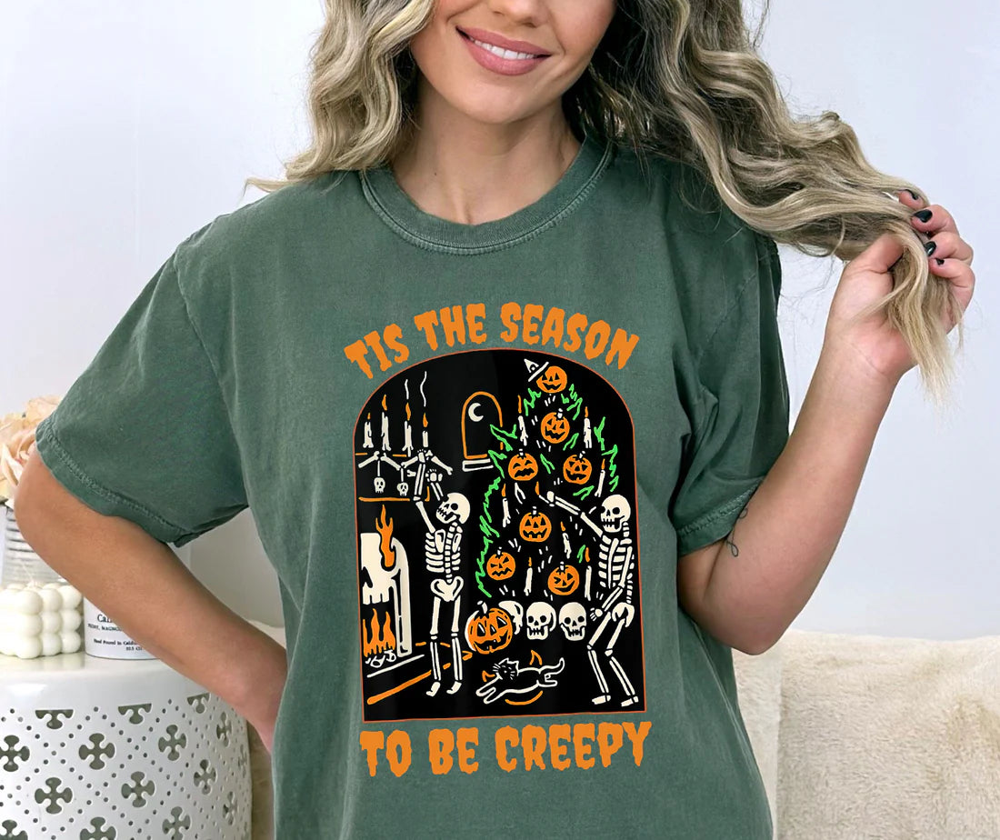 Tis the Season to be Creepy Comfort Colors Tee