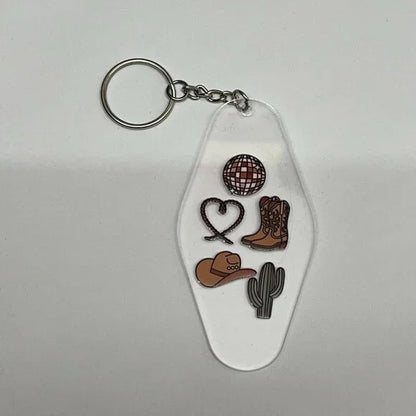 Cowboy Things Keychain