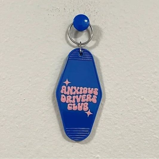 Anxious Drivers Club Keychain