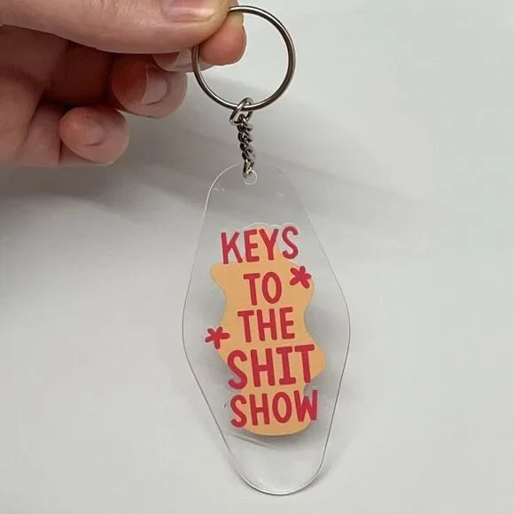 Keys to the Shiz Show Keychain